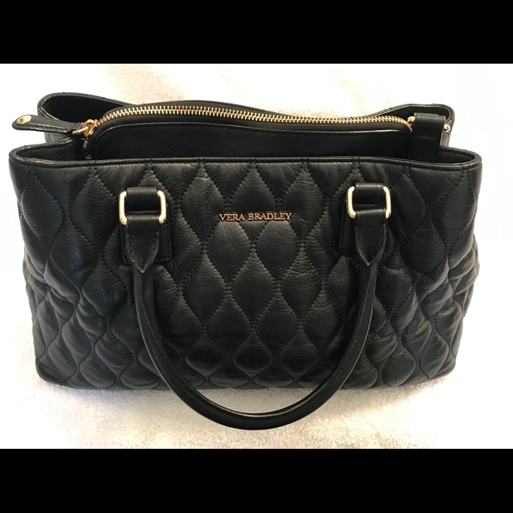 Vera Bradley Quilted Emma Leather Satchel